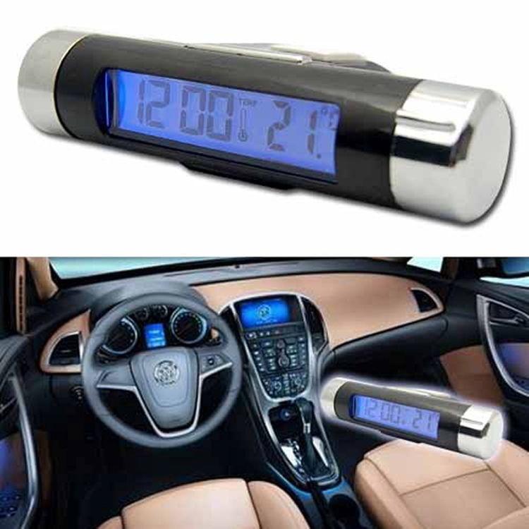 Car LCD Digital backlight Thermometer Clock