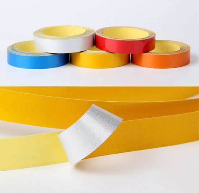 Car Motorcycle Reflective Strip Safety Warning Conspicuity Tape Sticker 1CMx5M