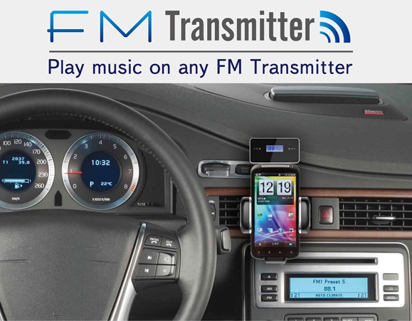 Car MP3 Player FM Transmitter for iPhone iPod Mobile Phone Android Han
