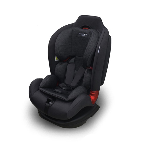 Car Seat With Shock Absorbtion - Black Grey