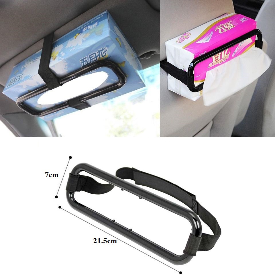 Car Sun Visor Seat Back Tissue Napkin Paper Box Holder