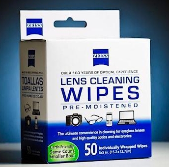 Carl Zeiss - Lens Cleaning Wipes Pre-Moistened - 50 pcs