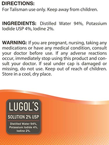 lugol's iodine 2 percent