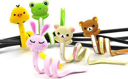 Cartoon Animal Cable Manager / Winder / Wrap / Tie / Organizer / Clips
