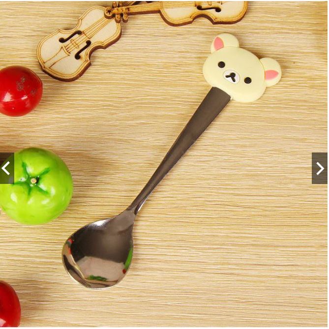 Cartoon Small Spoon for kids Cute Beautiful Kid Spoons Stainless Steel Coffee 