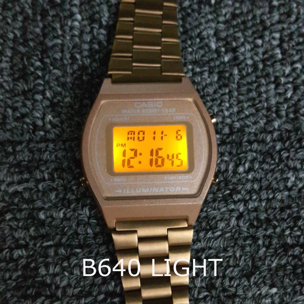 casio b640 gold