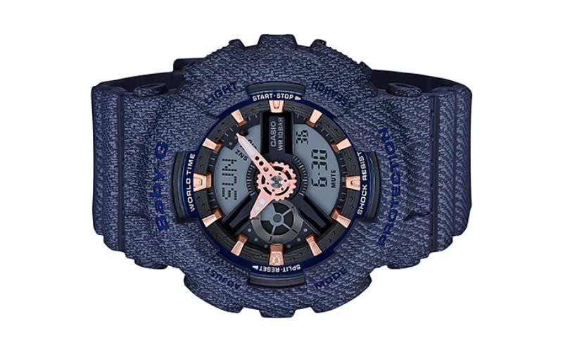 baby g denim watch