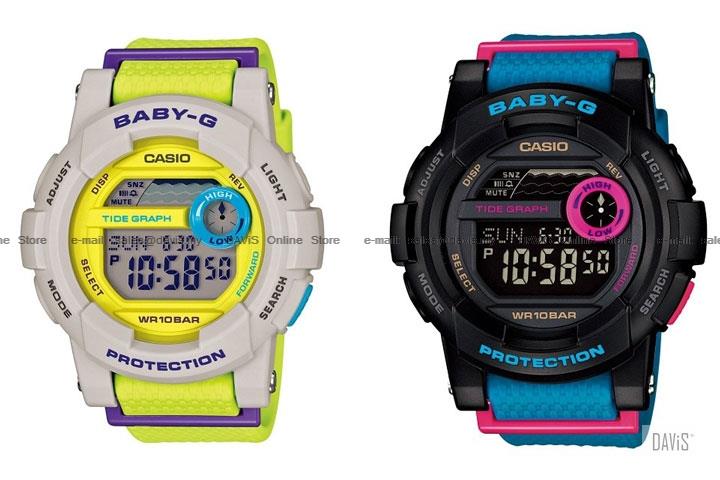 CASIO BGD-180 Baby-G Digital G-LIDE Tidegraph protector resin strap