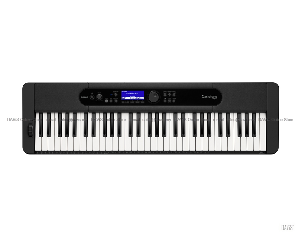CASIO CT-S400 Portable Keyboard High Quality Sound 61 Keys