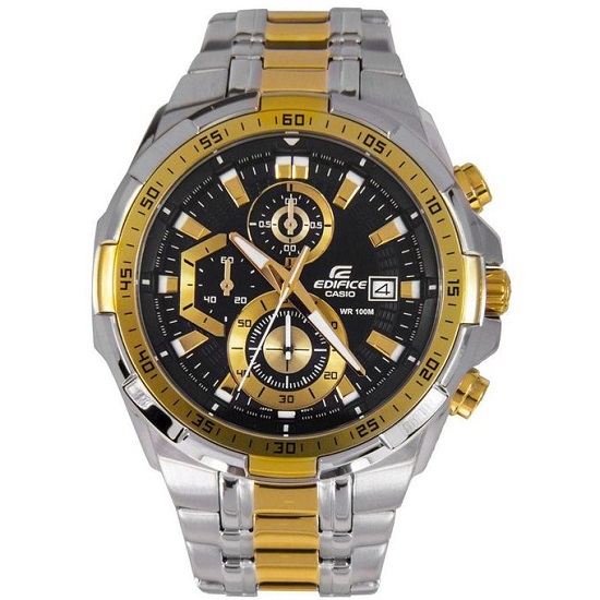 edifice casio wr100m gold