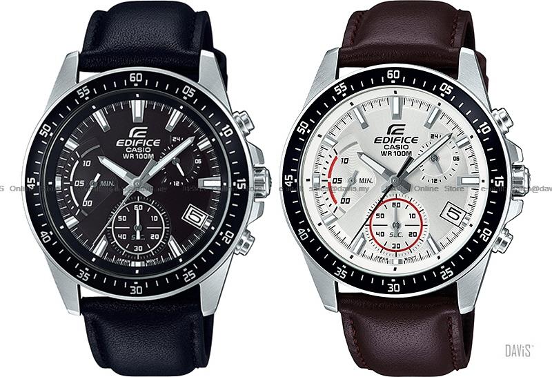 CASIO EFV-540L EDIFICE chronograph retrograde leather *Variants