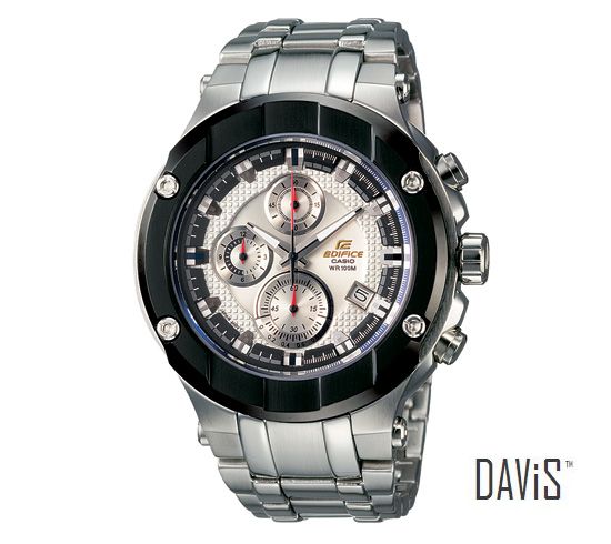 CASIO EFX-500D-7AV EDIFICE GOLD LABEL chronograph bracelet watch 3yrs