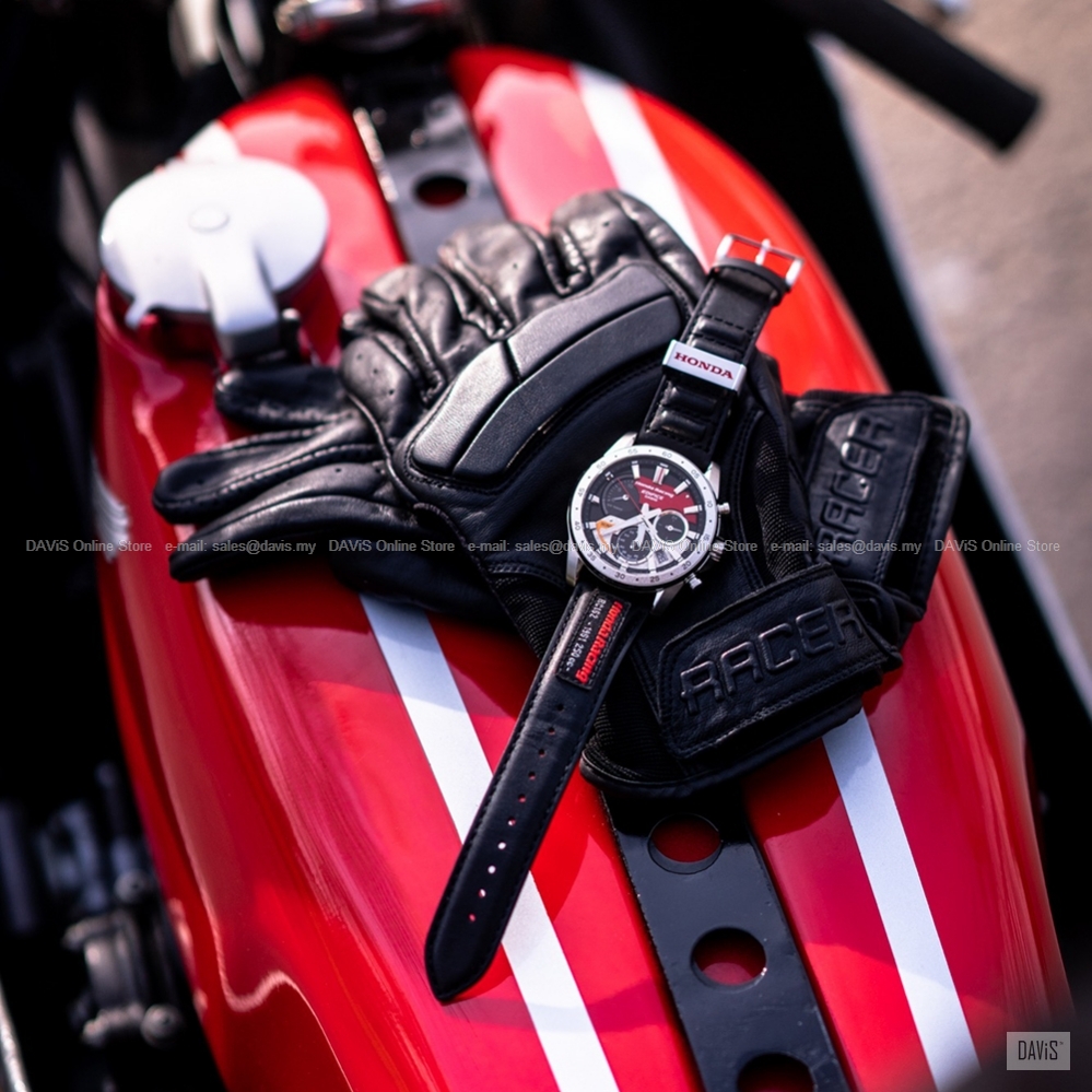 CASIO EQS-930HR-1A EDIFICE Honda Racing RC162 Solar Leather Black LE