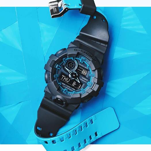g shock matte blue