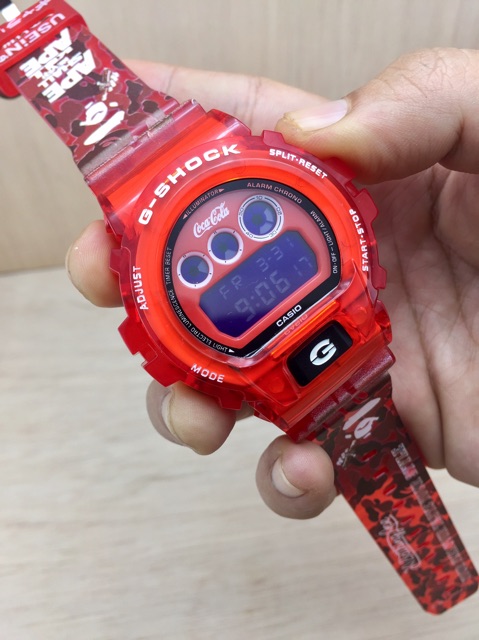 g shock coke red