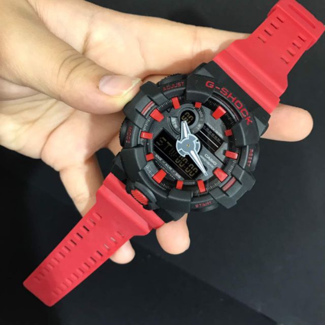 g shock ga 700 red