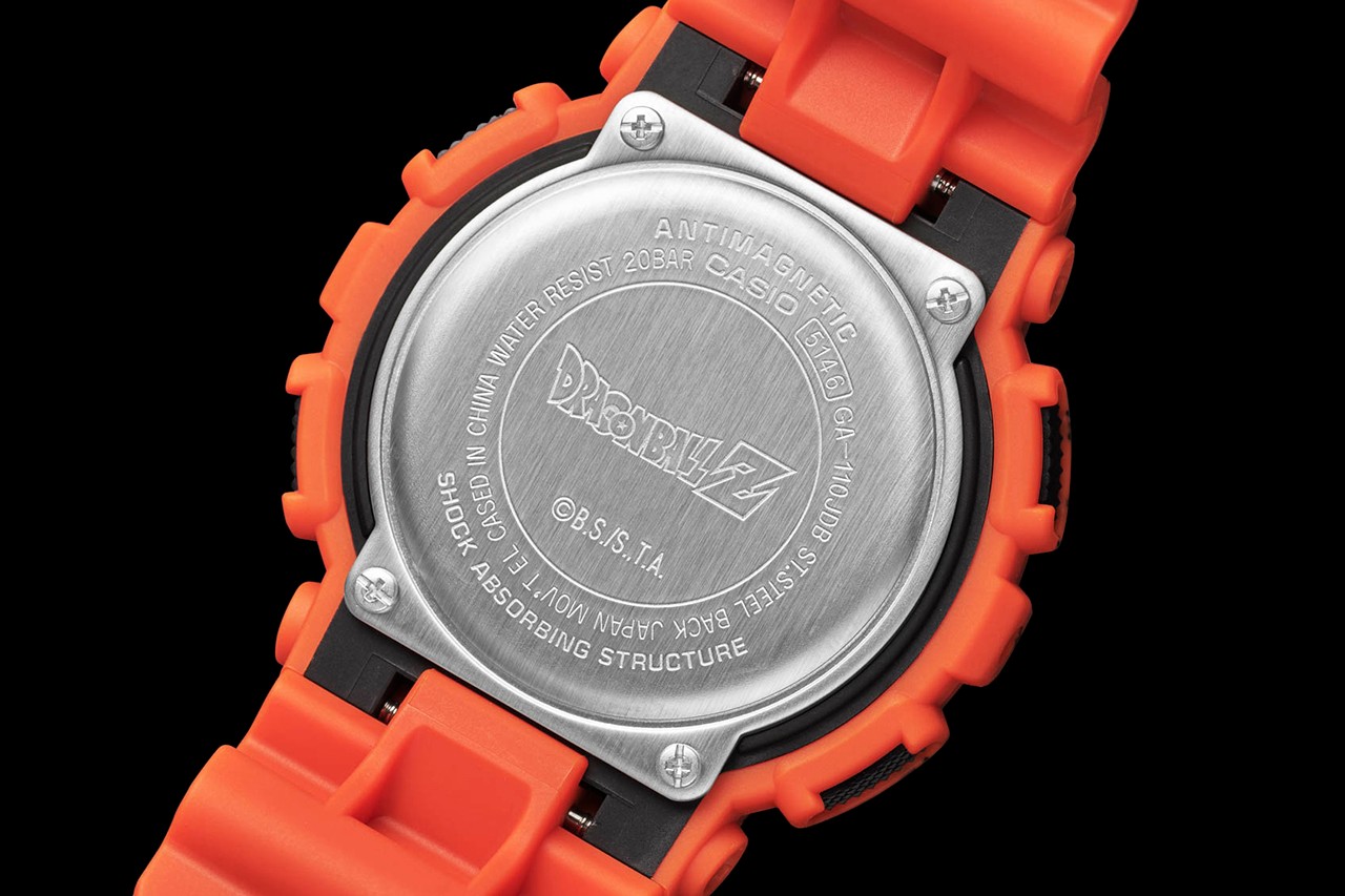 orange g shock mens watch