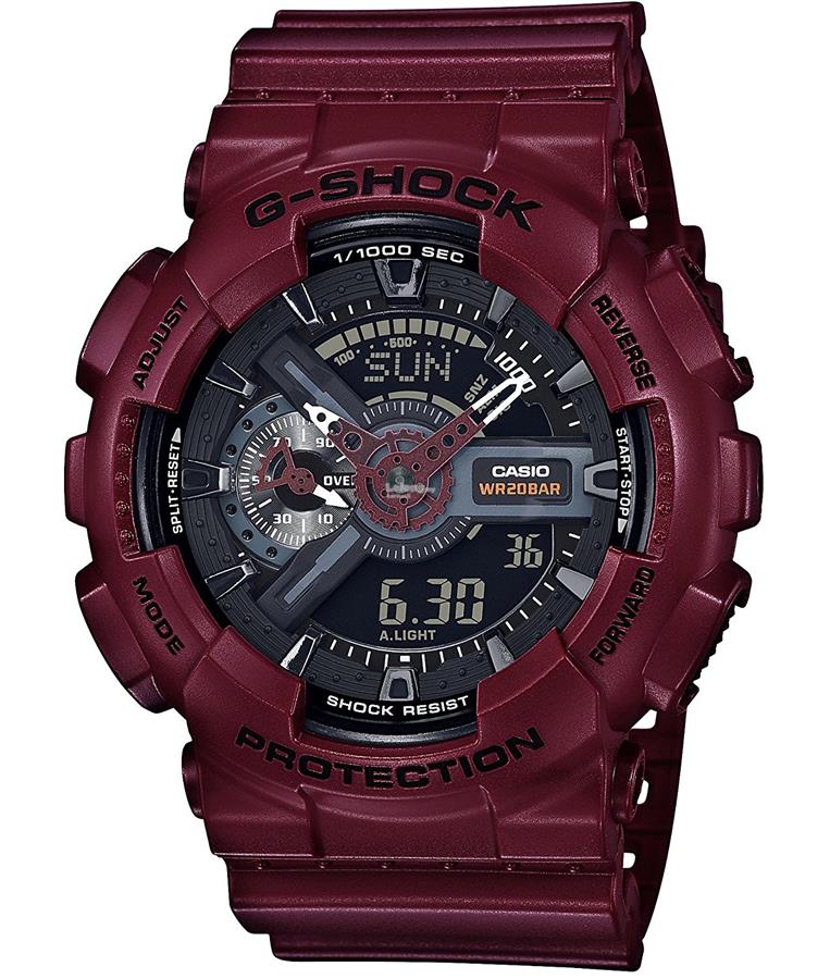 g shock maroon color