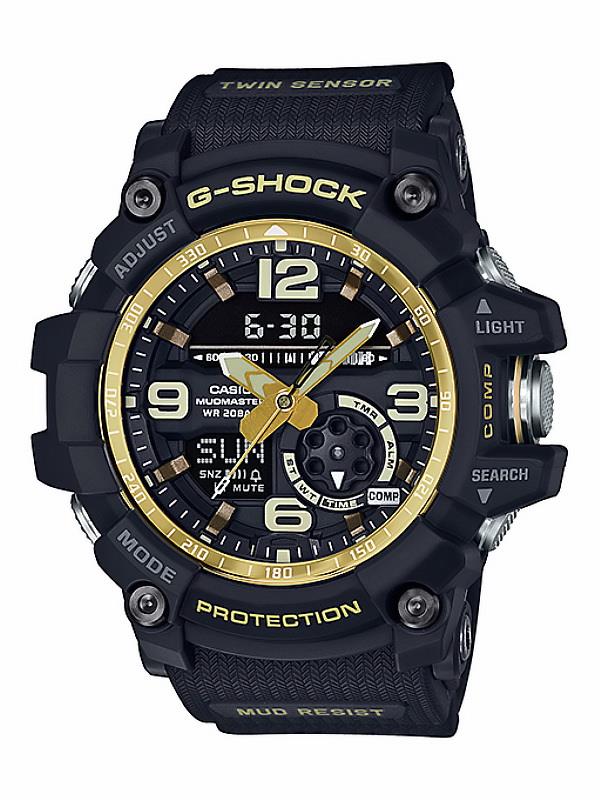 g shock mudmaster black and gold