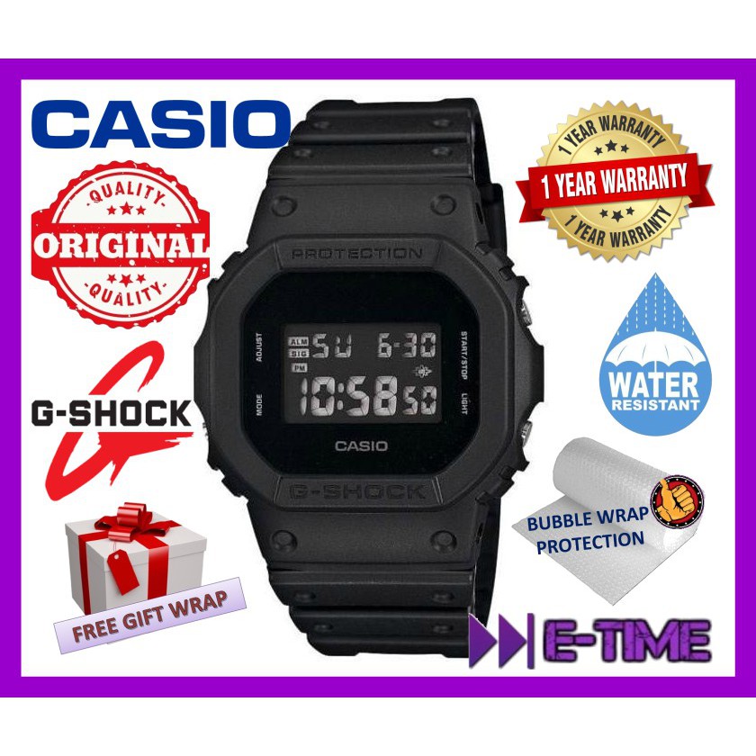 Casio G Shock Original Dw 5600bb 1 End 8 21 21 12 00 Am