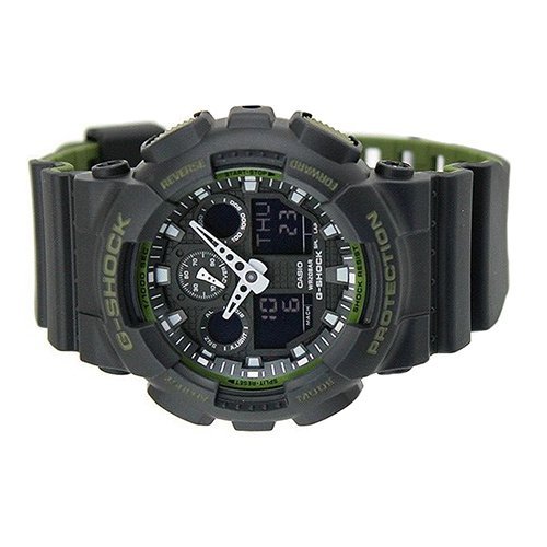 ga 100 military series watch in black