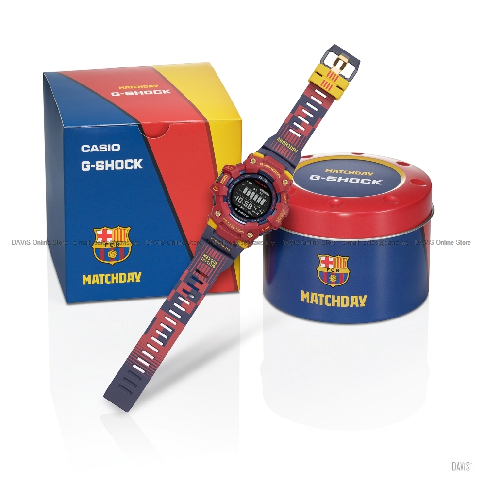 CASIO GBD-100BAR-4 G-SHOCK Matchday FC Barcelona Bluetooth Resin LE