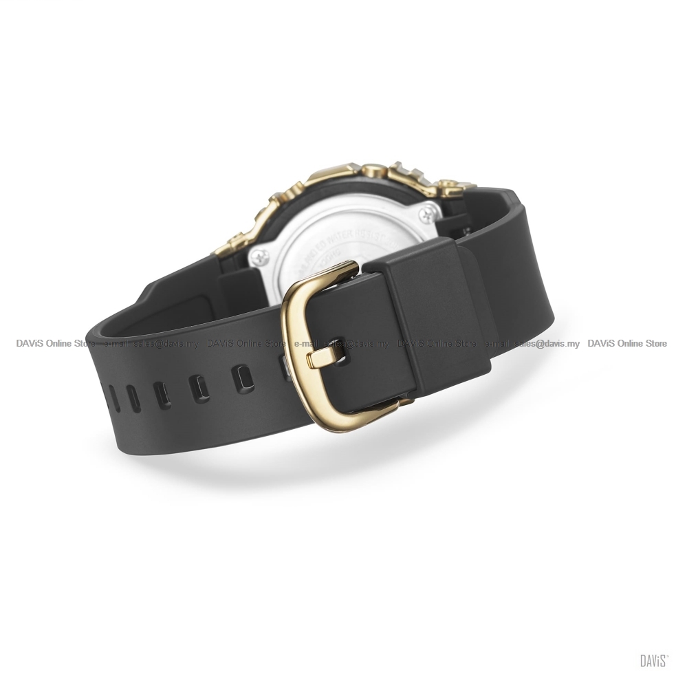 CASIO GM-S5600GB-1 G-SHOCK Women Digital Watch Resin Strap Black Gold