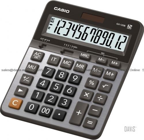 CASIO GX-120B Calculator Practical 12 digits Large Display