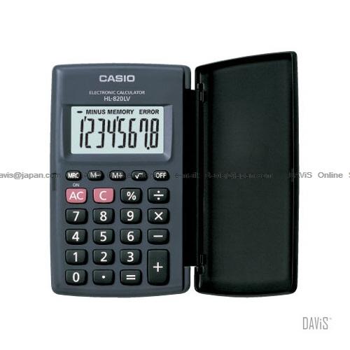 CASIO HL-820LV-BK Calculator Practical Portable Type black