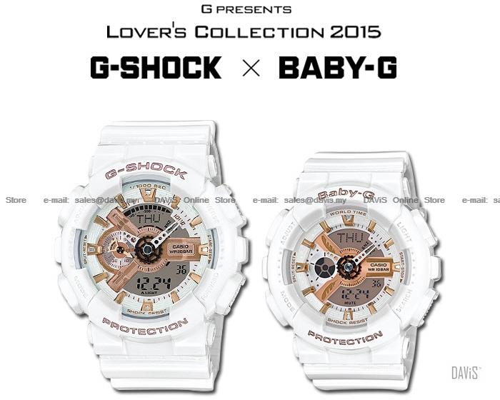 CASIO LOV-15A-7A G-Presents Lover's Collection 2015 White Rose Gold LE