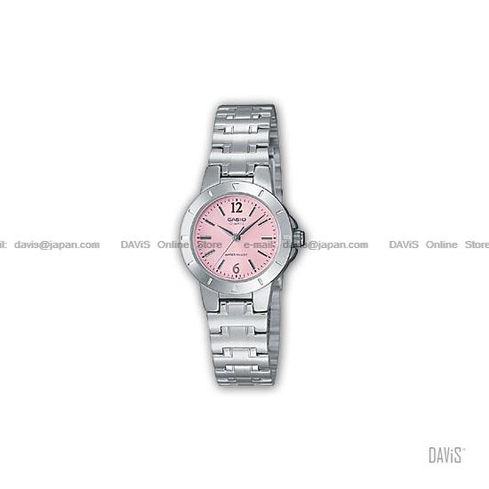 CASIO LTP-1177A-4A1 STANDARD Analog elegant watch SS bracelet pink