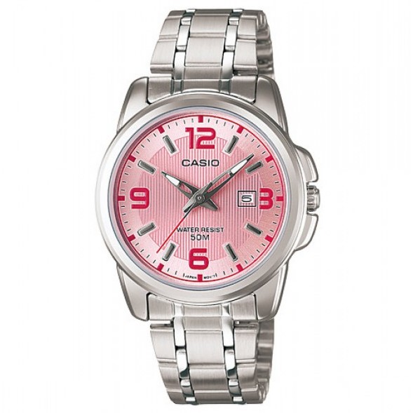 Casio LTP-1314D-5AV Analog Women Calendar Watches Ladies Watch Jam Original