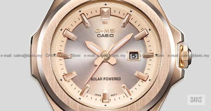 CASIO MSG-S500 Baby-G G-MS Analog Solar Date 100M WR Shock Resistant