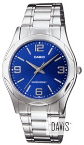 CASIO MTP-1275D-2A2 STANDARD Elegant SS bracelet blue *Match*
