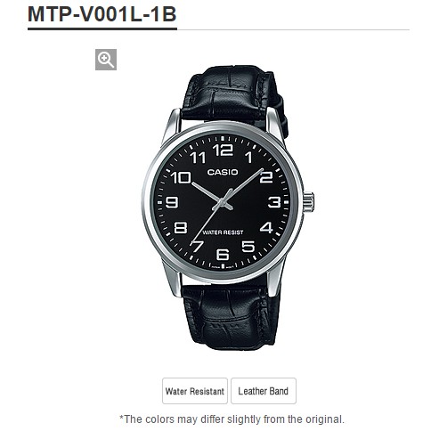 Casio MTP-V001L-1B Men's Analog Watch Original