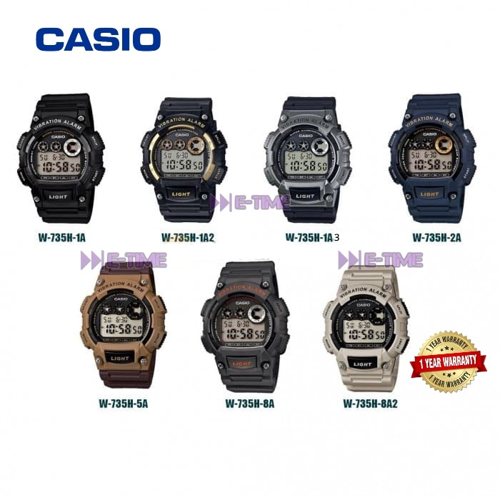 casio w 735