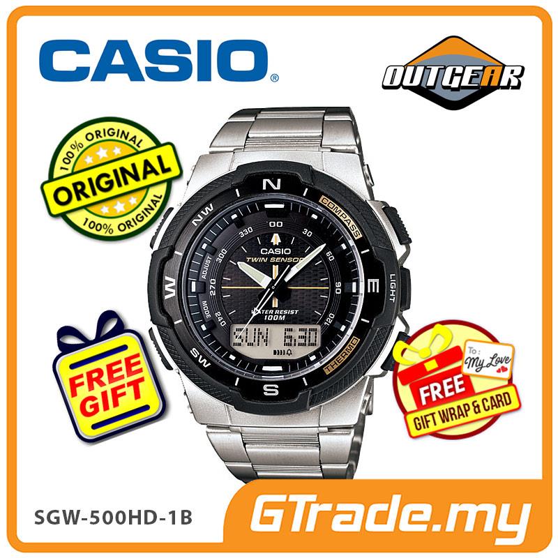 casio thermo compass watch