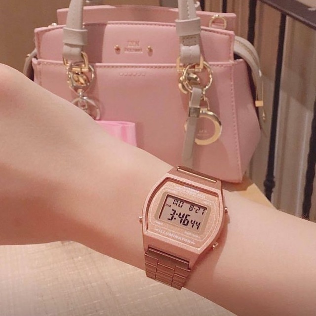 casio black rose gold