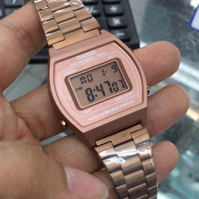 rose gold casio