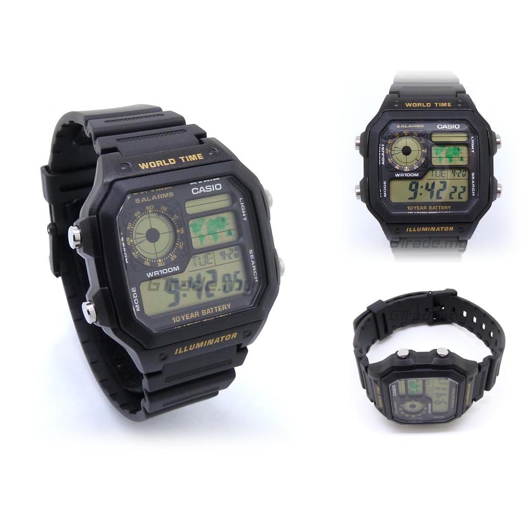 CASIO STANDARD AE-1200WH-1BV Digital Watch