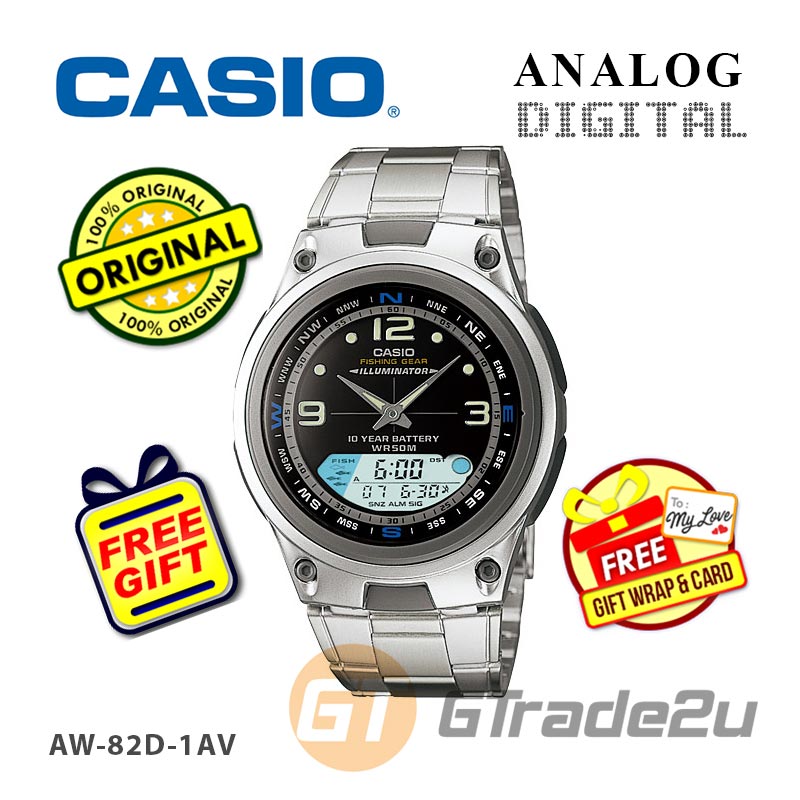 casio standard analog digital watch
