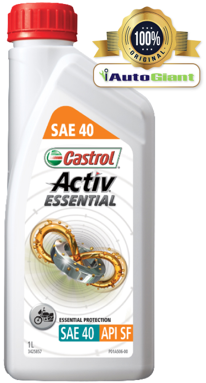 CASTROL ACTIV ESSENTIAL SAE 40 (1L) (100% ORIGINAL)