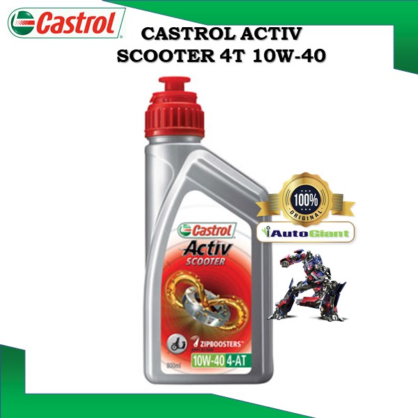 Castrol ACTIV SCOOTER 10W40 Part Synthetic Technology For SCOOTER 0.8L
