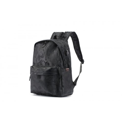 Casual Leather Backpack Laptop Bag Light Weight Waterproof Travel Student Bag