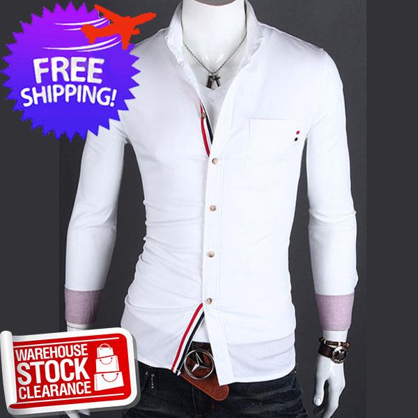 slim fit long sleeve shirt