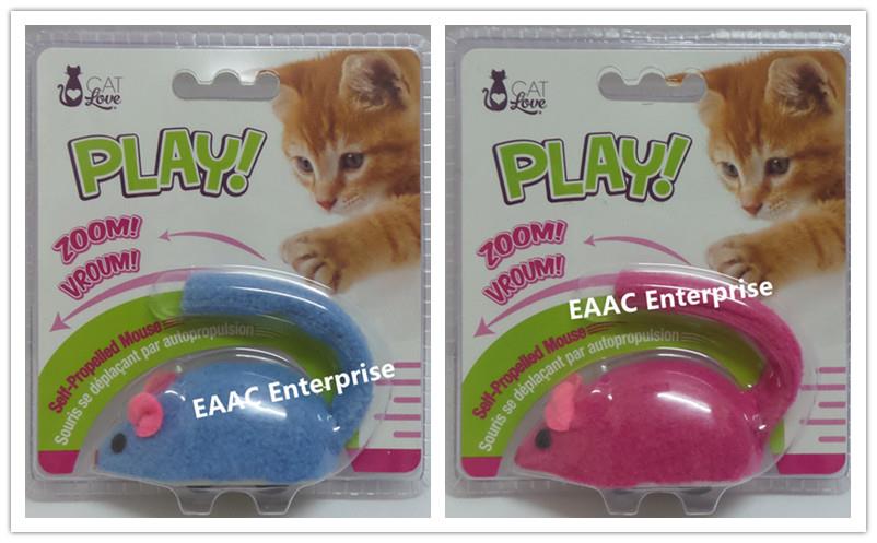 Cat Love Play Zippy Mouse - 8 x 4 x 6 cm Cat Toys Mainan Kucing