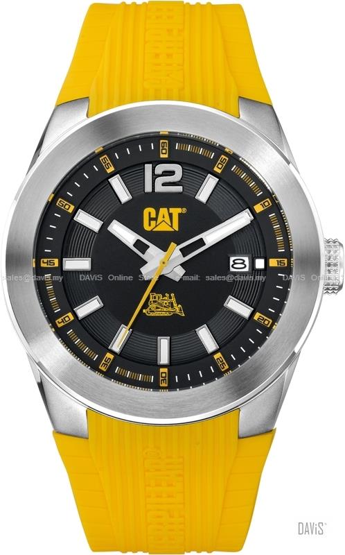 Caterpillar CAT Watches AB.141.27.137 T7 Date Silicone Strap Yellow