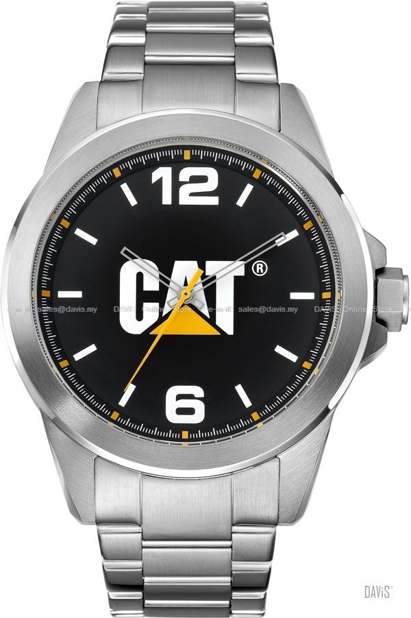 Caterpillar CAT Watches YS.140.11.131 ICON 3-hand SS Bracelet Black