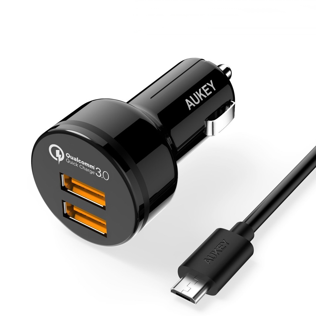 CC-T8 Dual Port Qualcomm Quick Charge 3.0 Car Charger