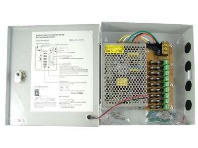CCTV 9CH Power Supply AC to DC Distribution Panel (12V 5A)